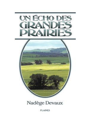 cover image of Un écho des grandes prairies